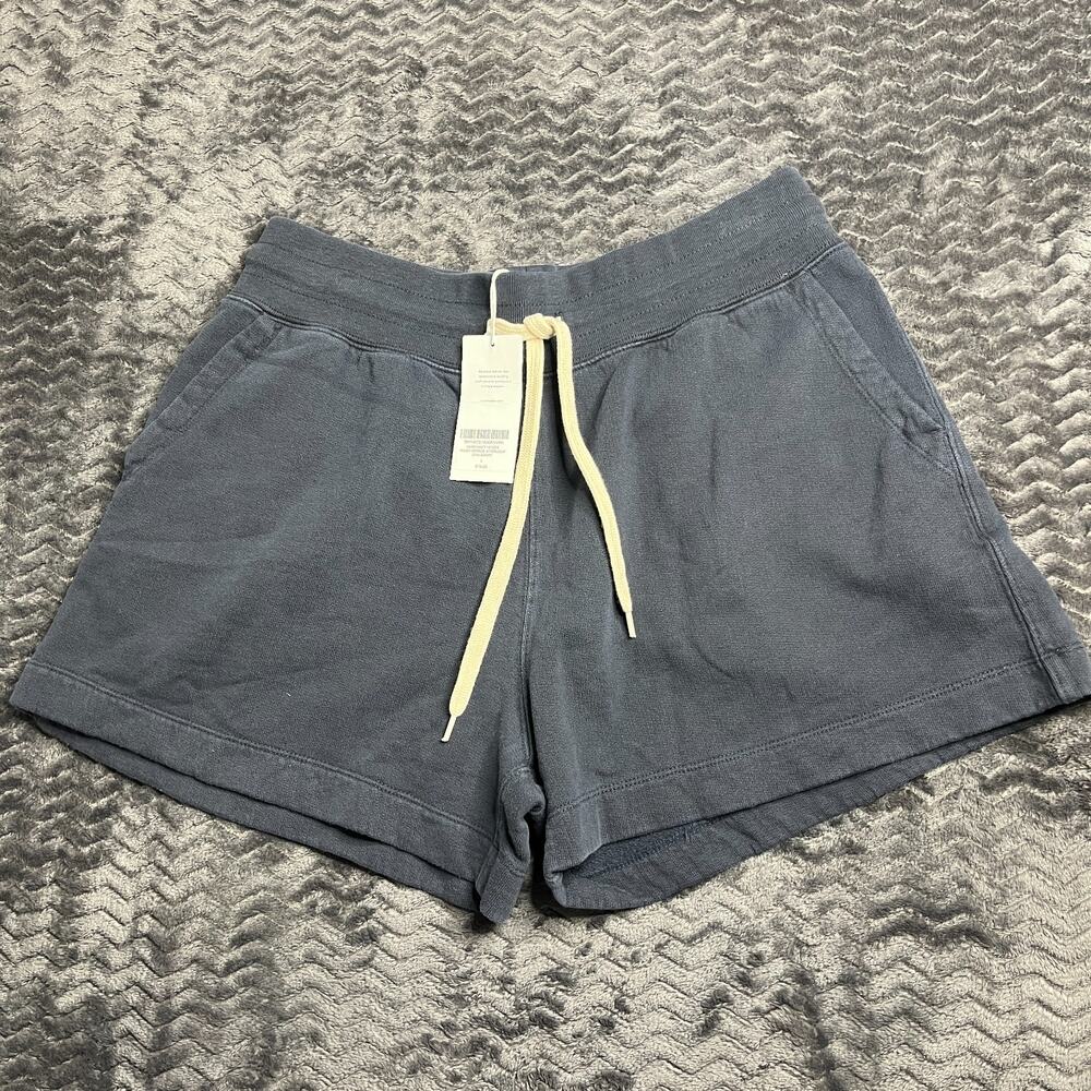 Buck Mason Dark Navy Venice Wash Vintage Interloop Gym Short size Large NWT